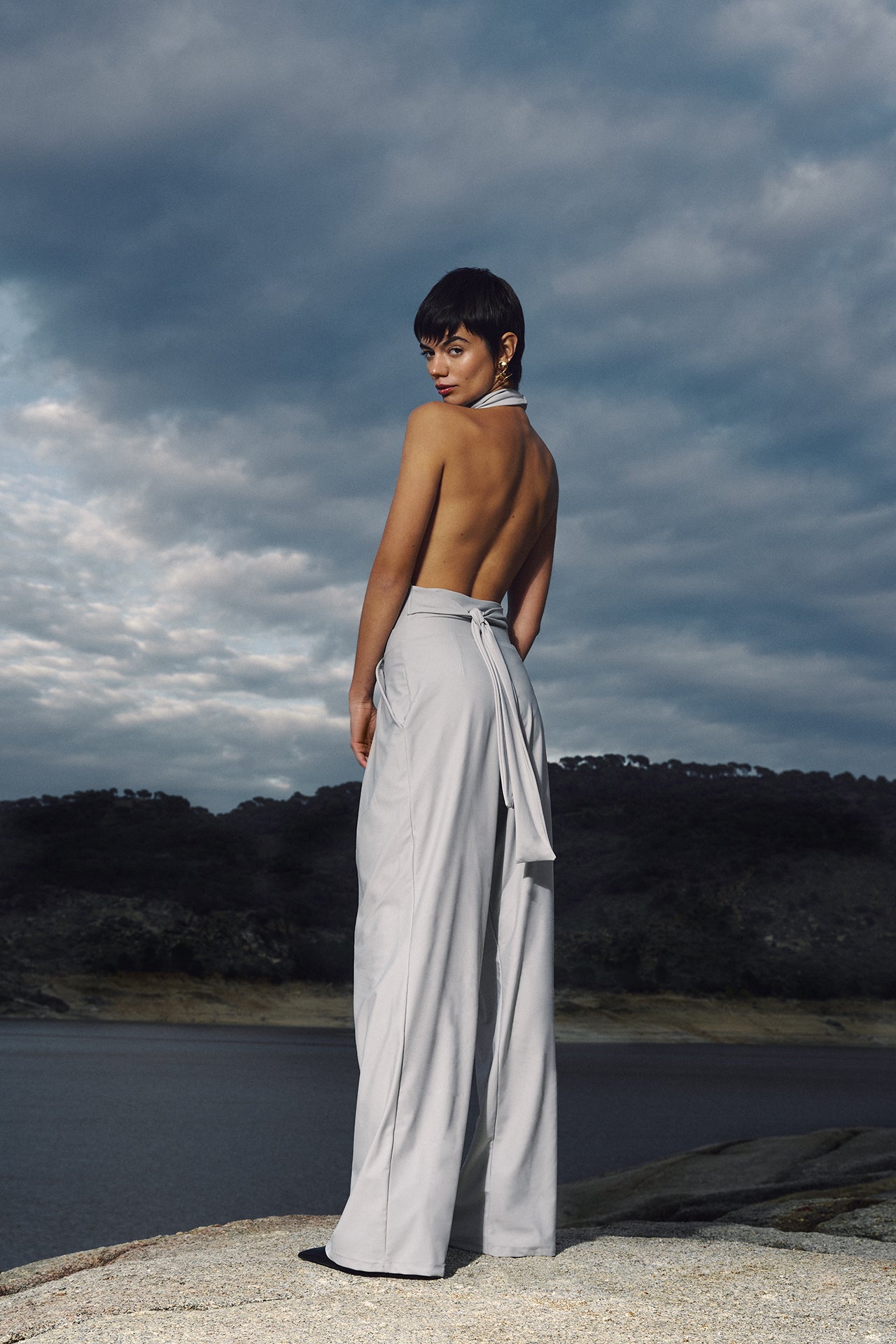 Estela Trousers in Pearl