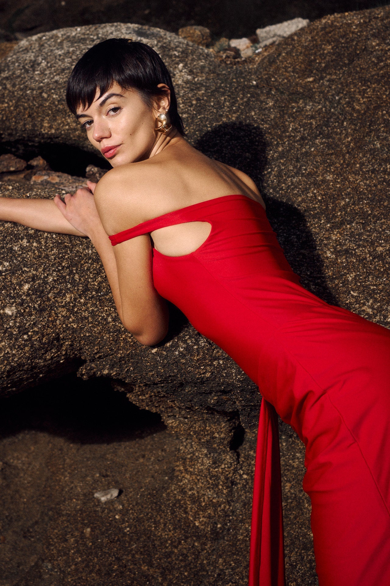 Alba Bardi One Piece in Red