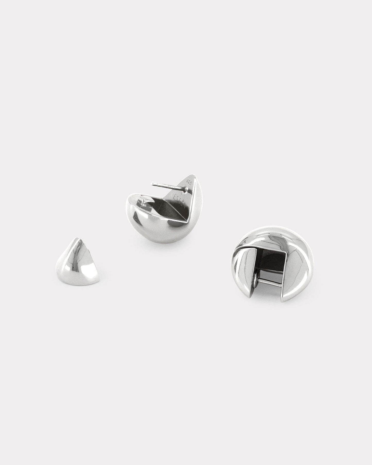 The Drop Earrings - Silver