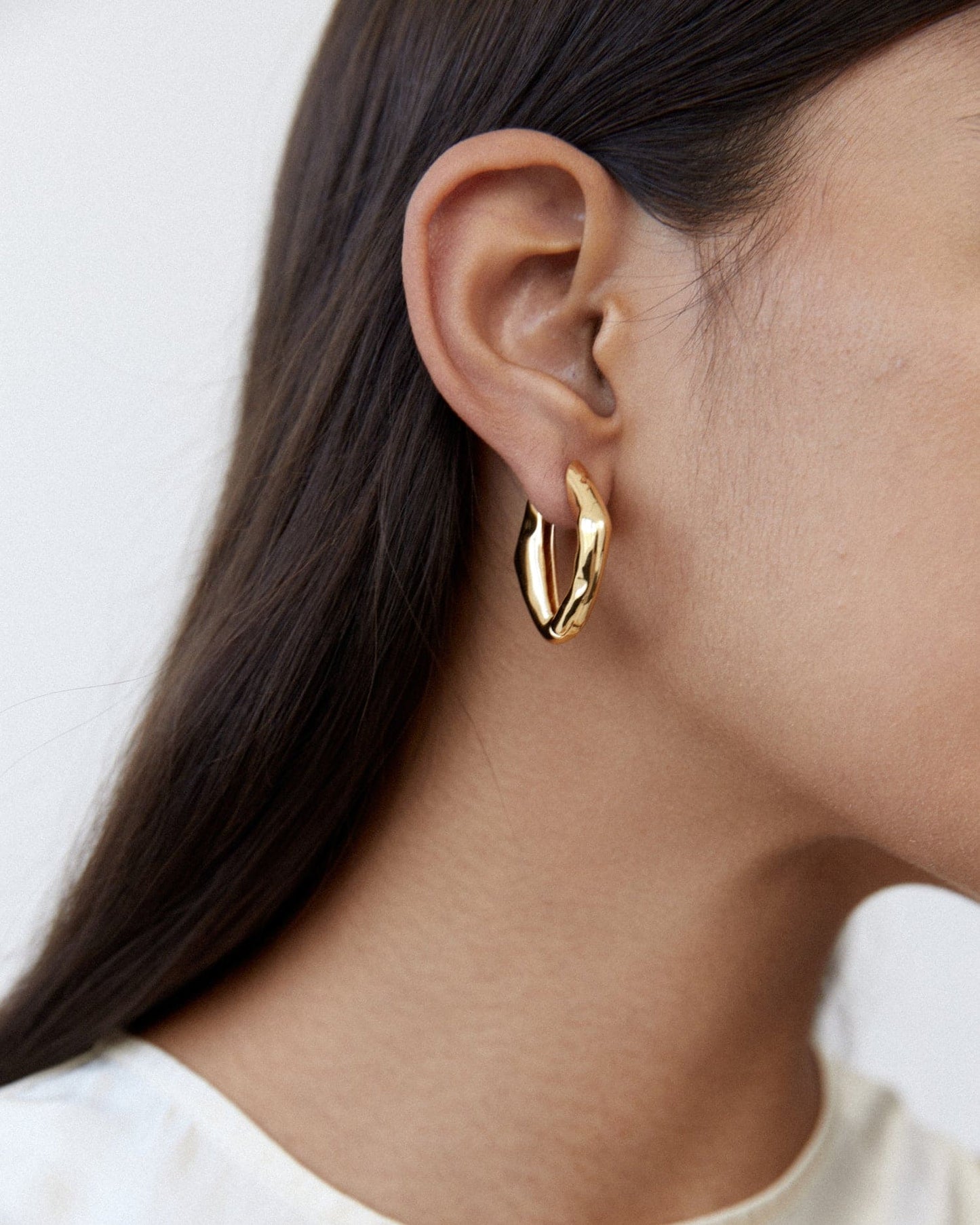The Hoop Earrings - Gold