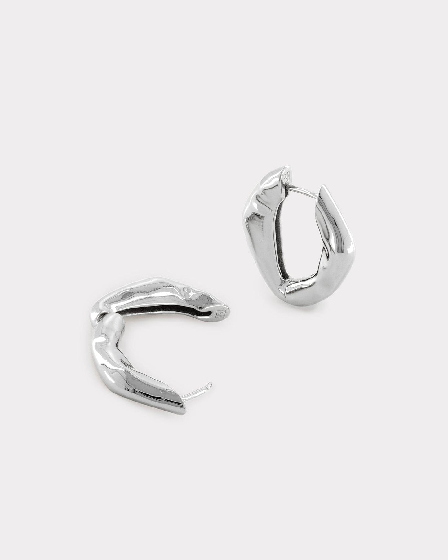 The Hoop Earrings - Silver