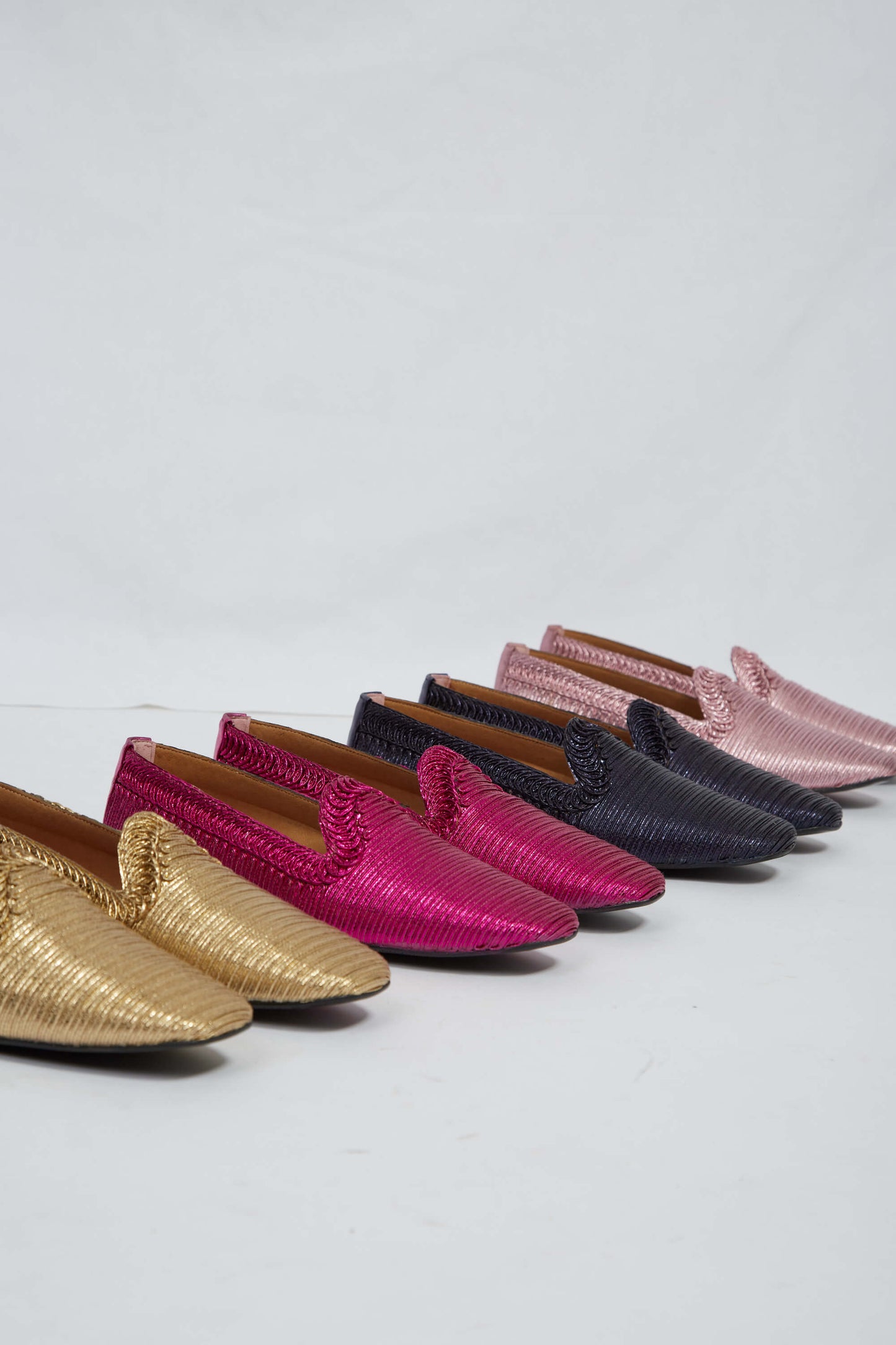 Pink Metallic Loafer