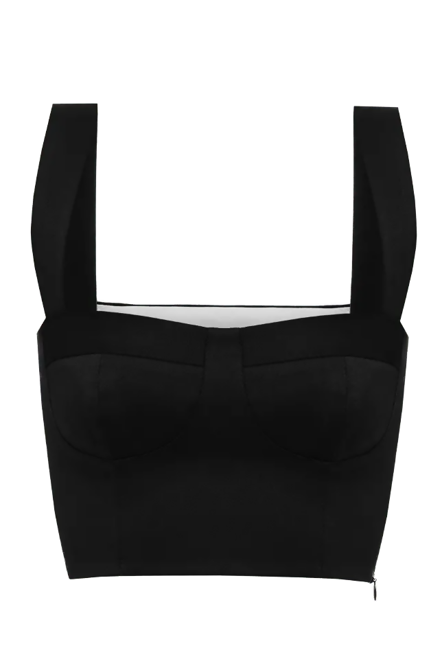 Top Bustier with a heart on the back
