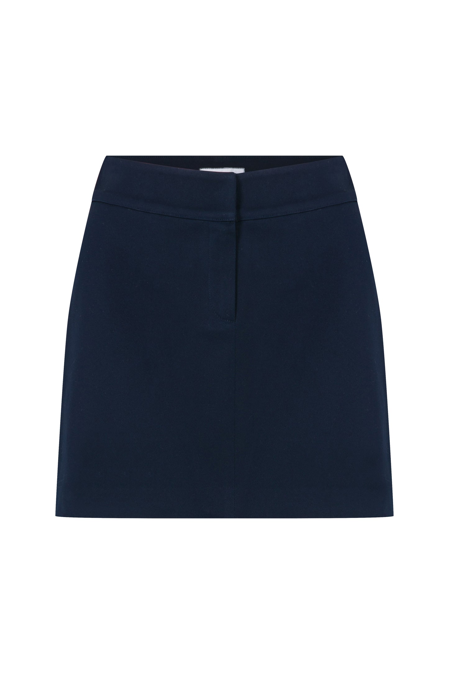 Marde Cotton Mini Skirt in Deep Cobalt