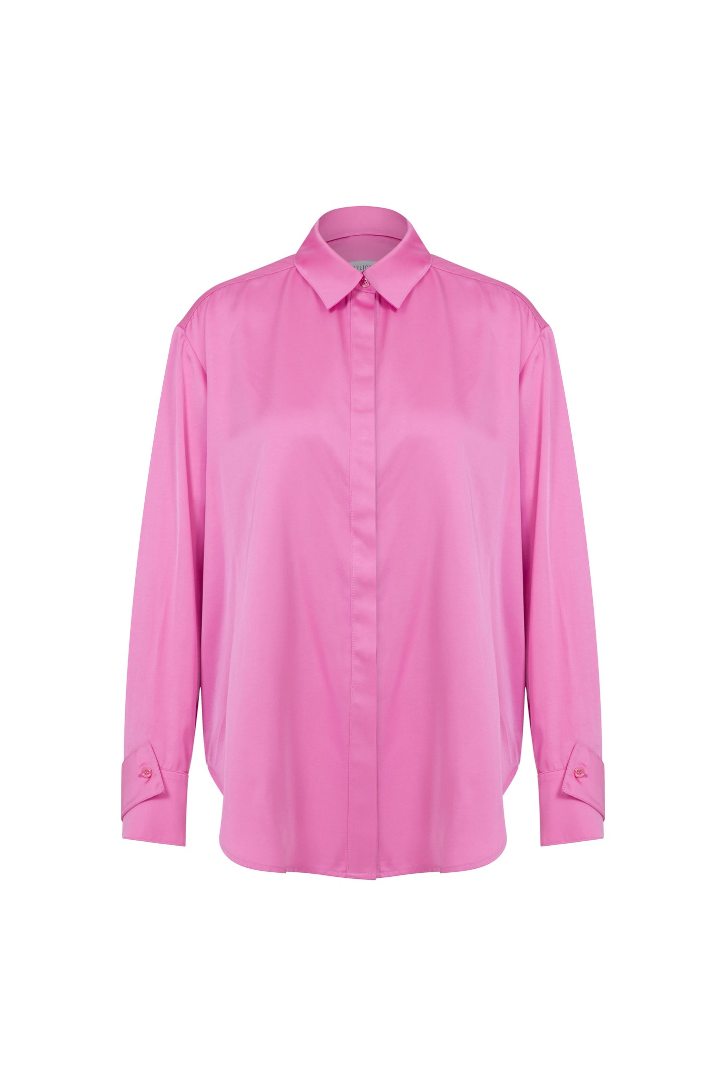 Ravenna Satin Shirt in Partfait Pink