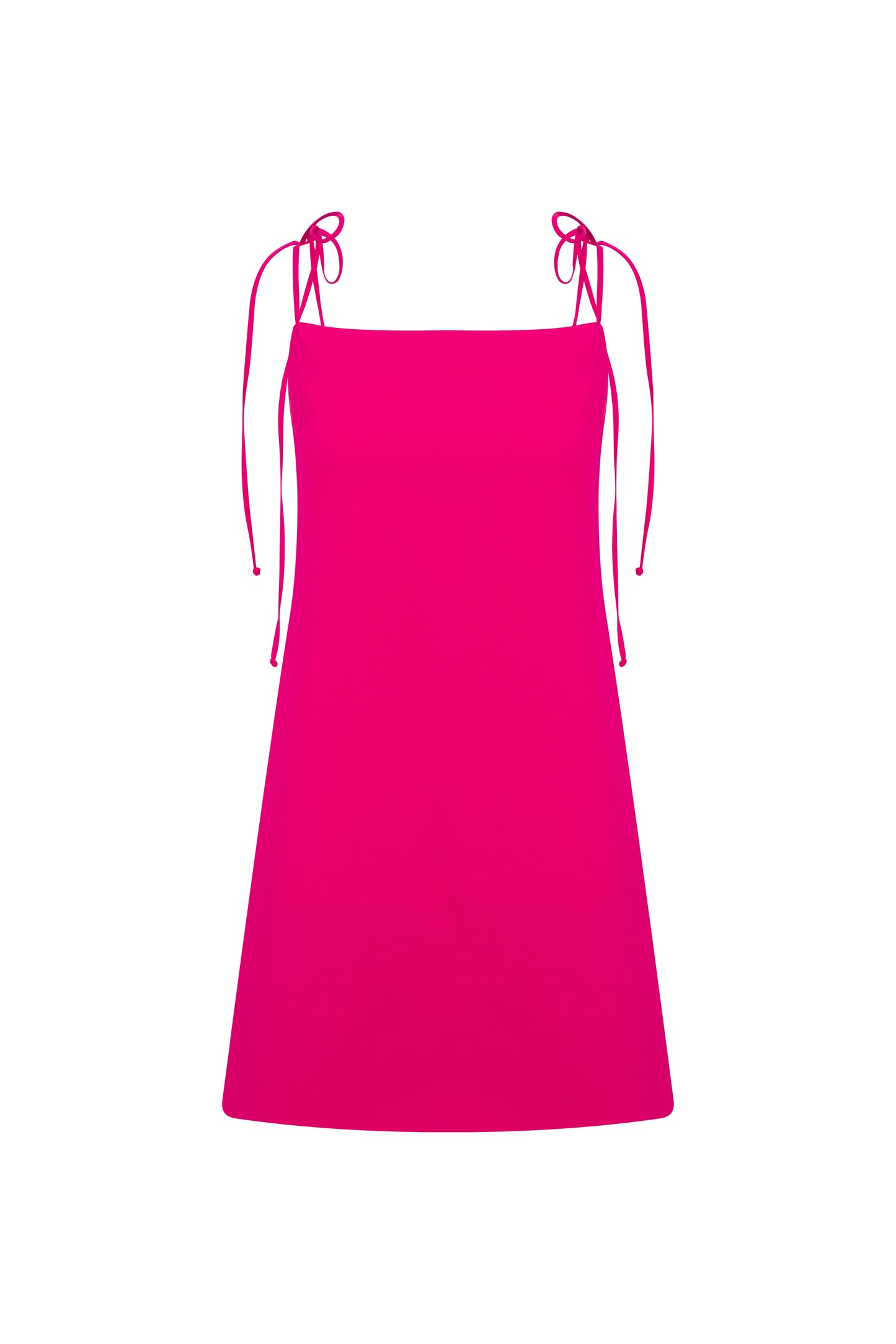 Ellie Mini Crepe Dress in Raspberry Sorbet