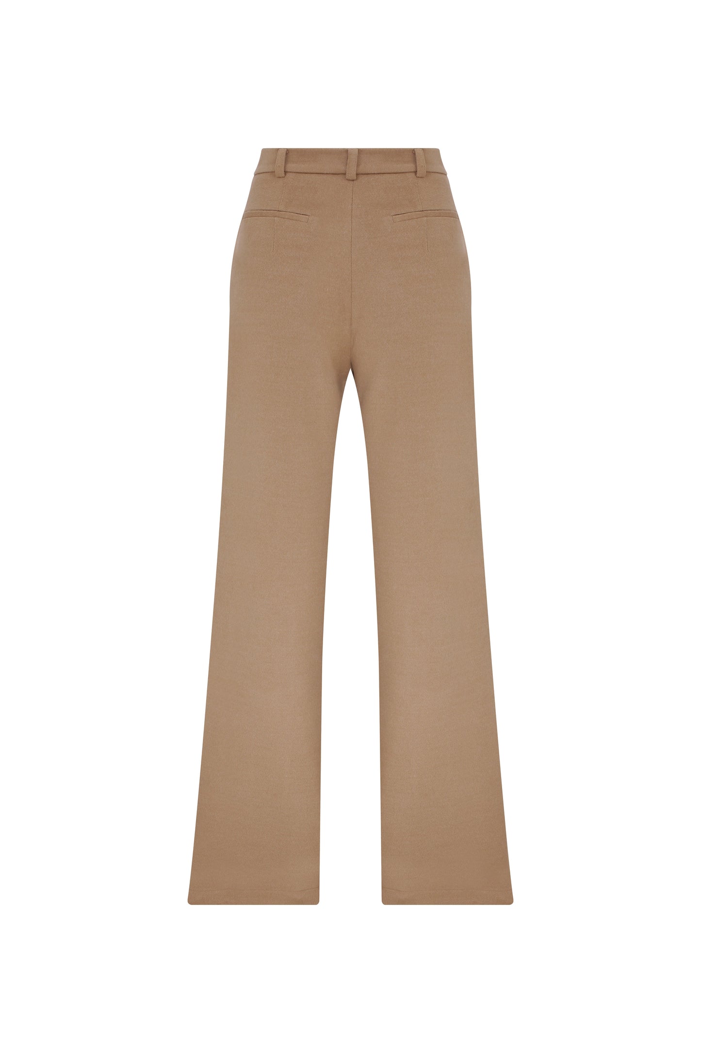 Millie Wool Trousers in Beige