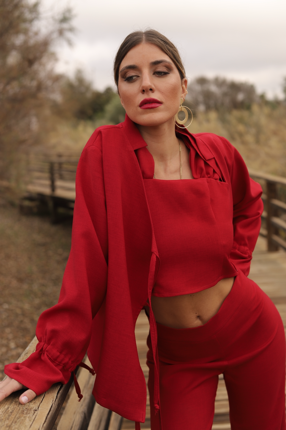 Blusa Bassey vino