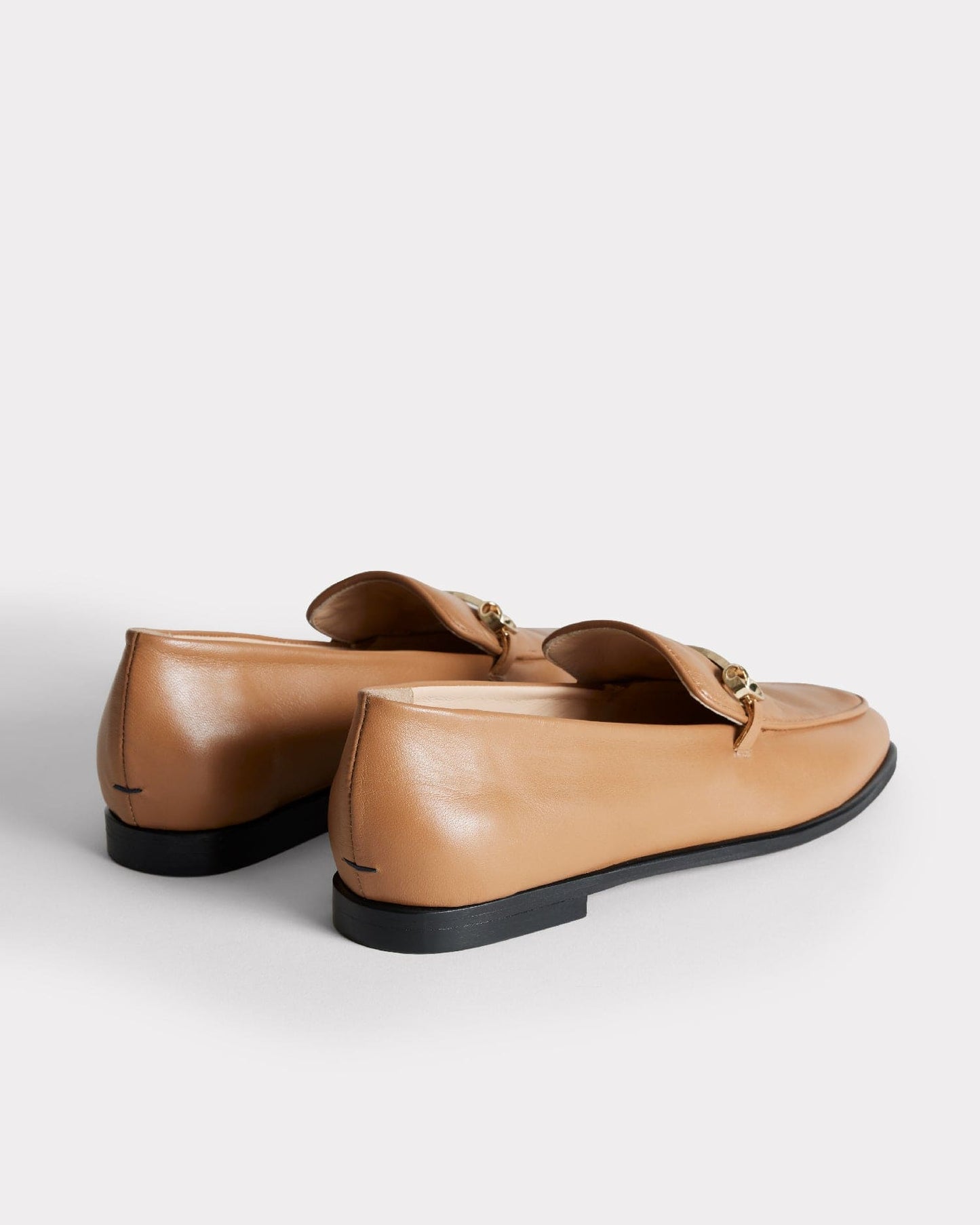 The Modern Moccasin - Tan with hardware