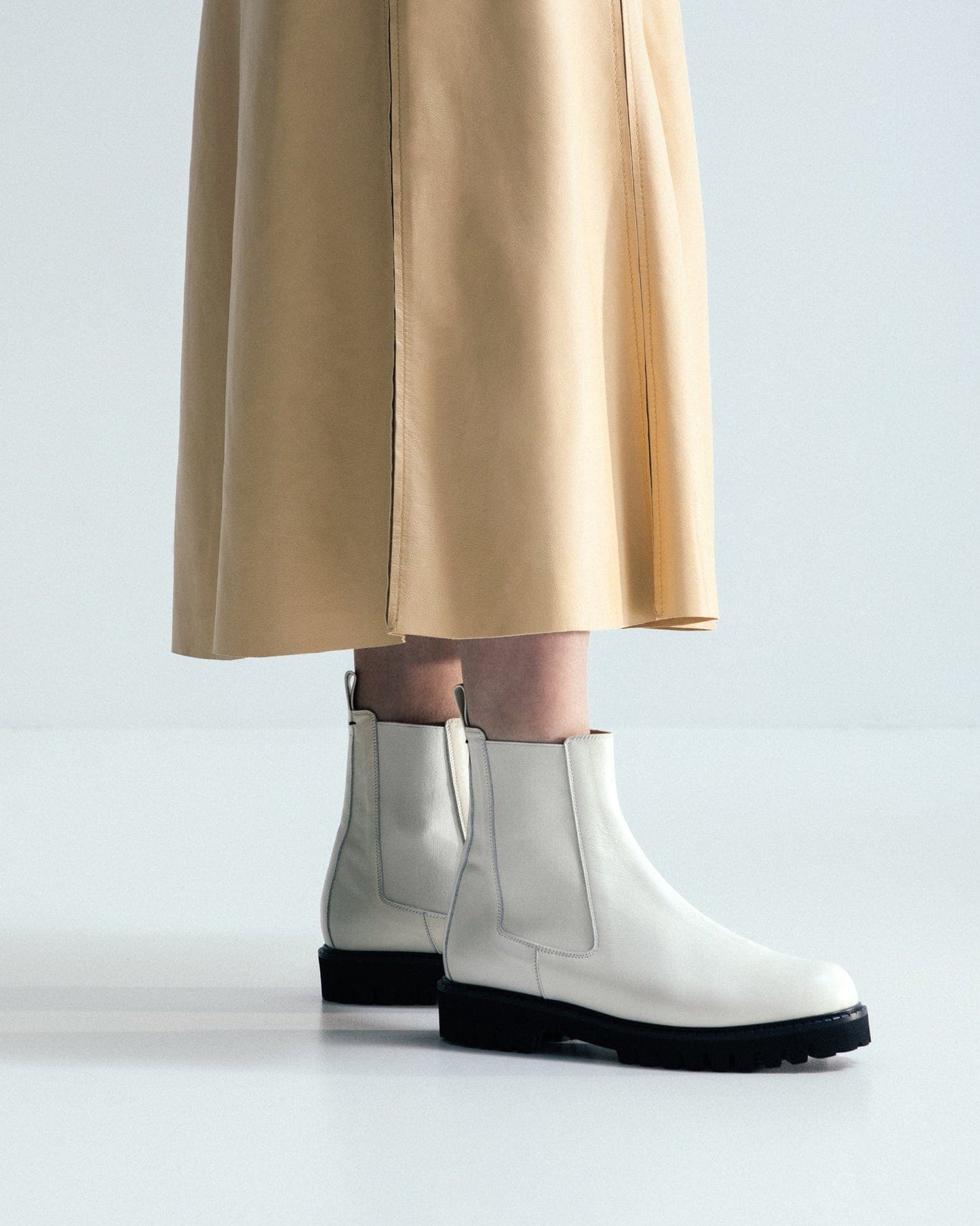 The Leather Lug Sole - Butter