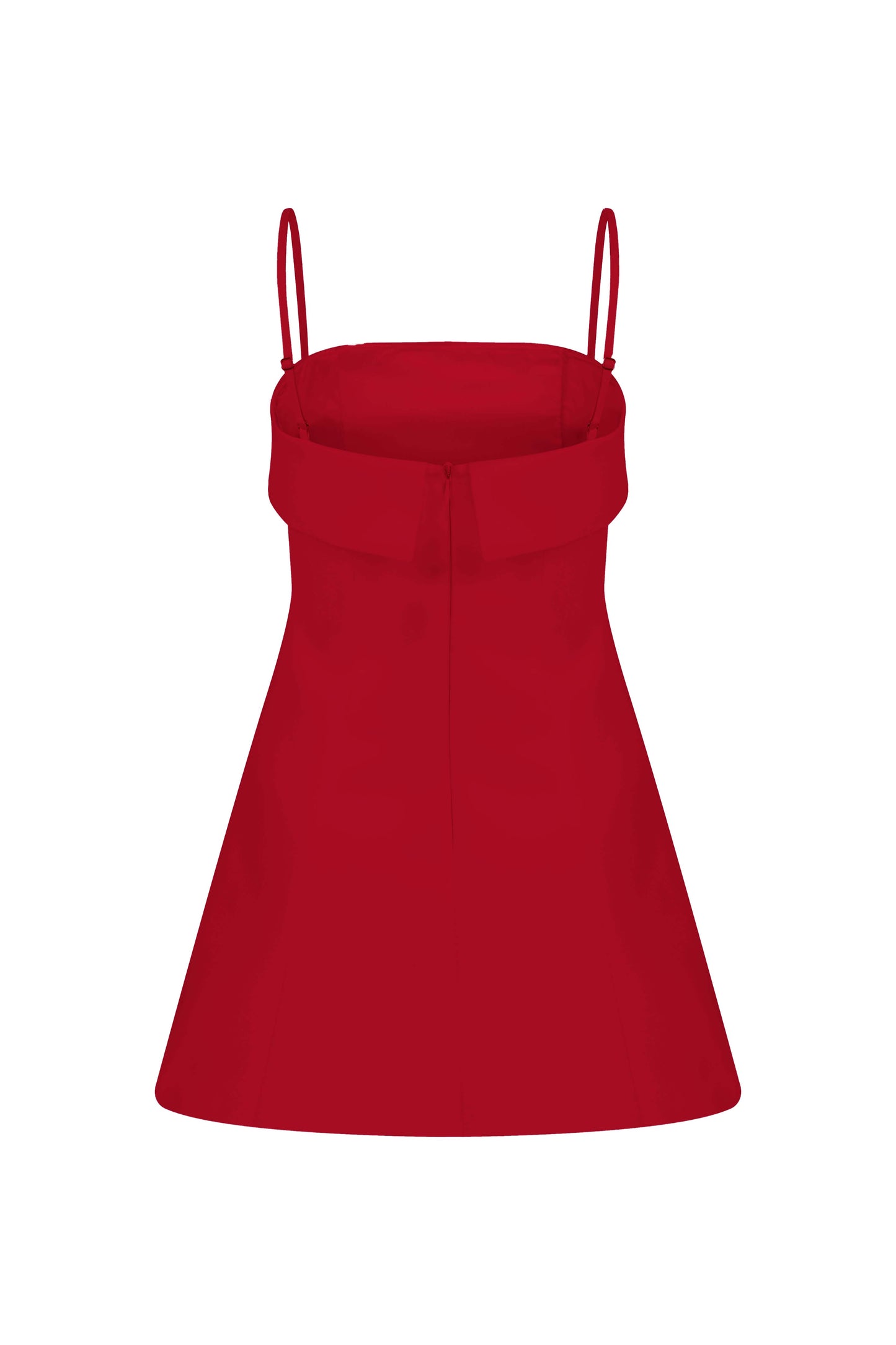 Gaia Mini Dress in Fiery Red