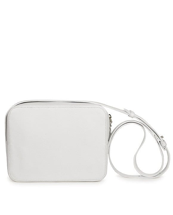 Leather shoulder Bag - White Crossbody Bags Leandra