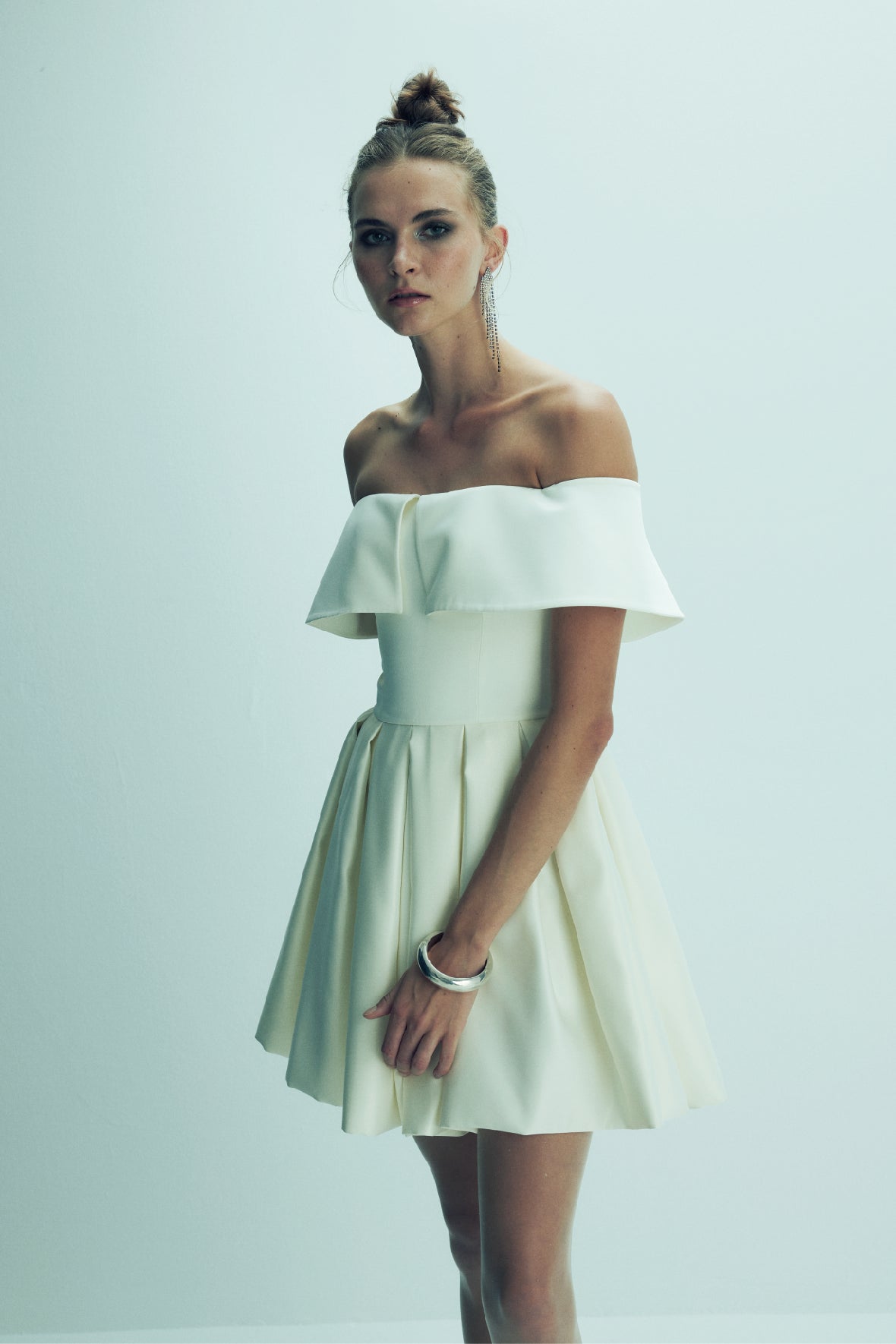 Ivy Mini Dress in Vanilla Ice