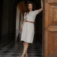 Merengue Cotton Silk Wrap Dress