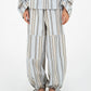 FOMO striped parachute pants