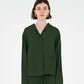 Grinch green linen shirt