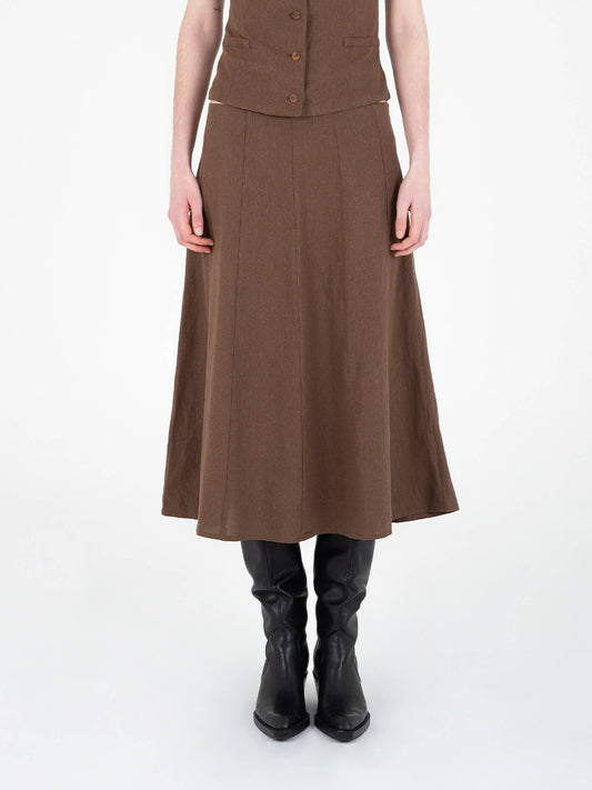 Teide Brown Skirt