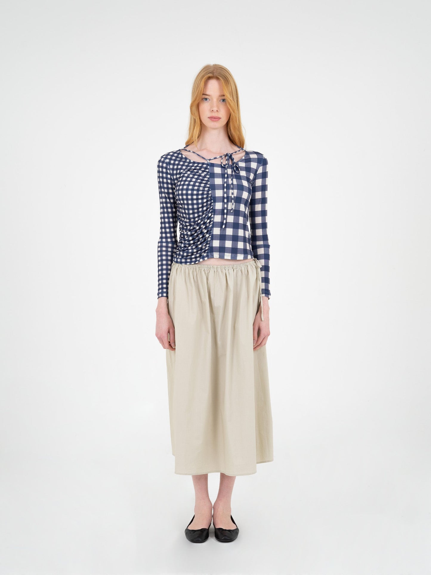 Rooftop Vichy Squared Top