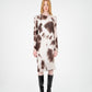 Citylights Cow Print Dress