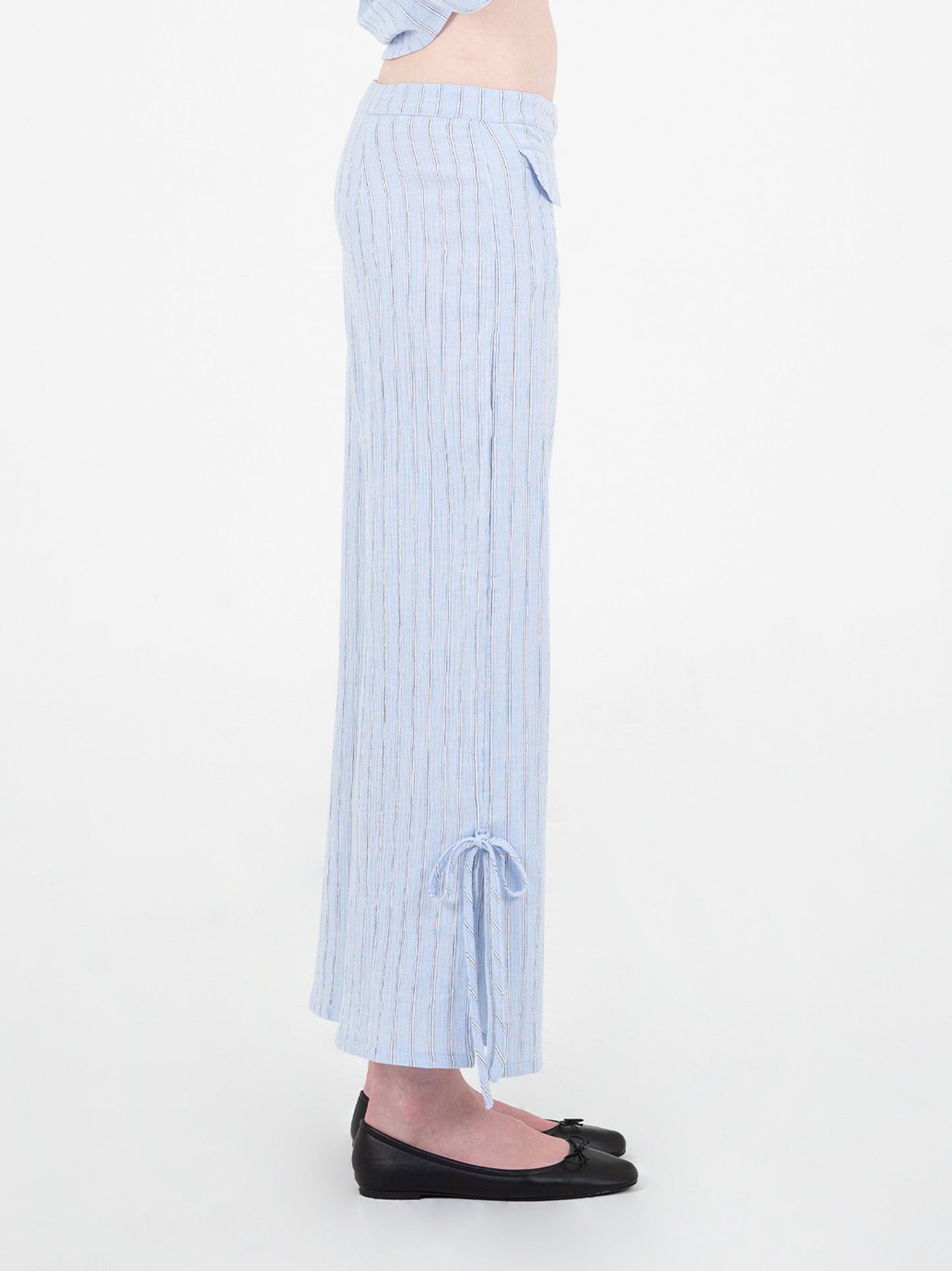 Skyline Blue Striped Pants