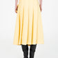 Harlem Yellow Pleated Skirt