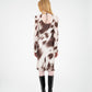 Citylights Cow Print Dress