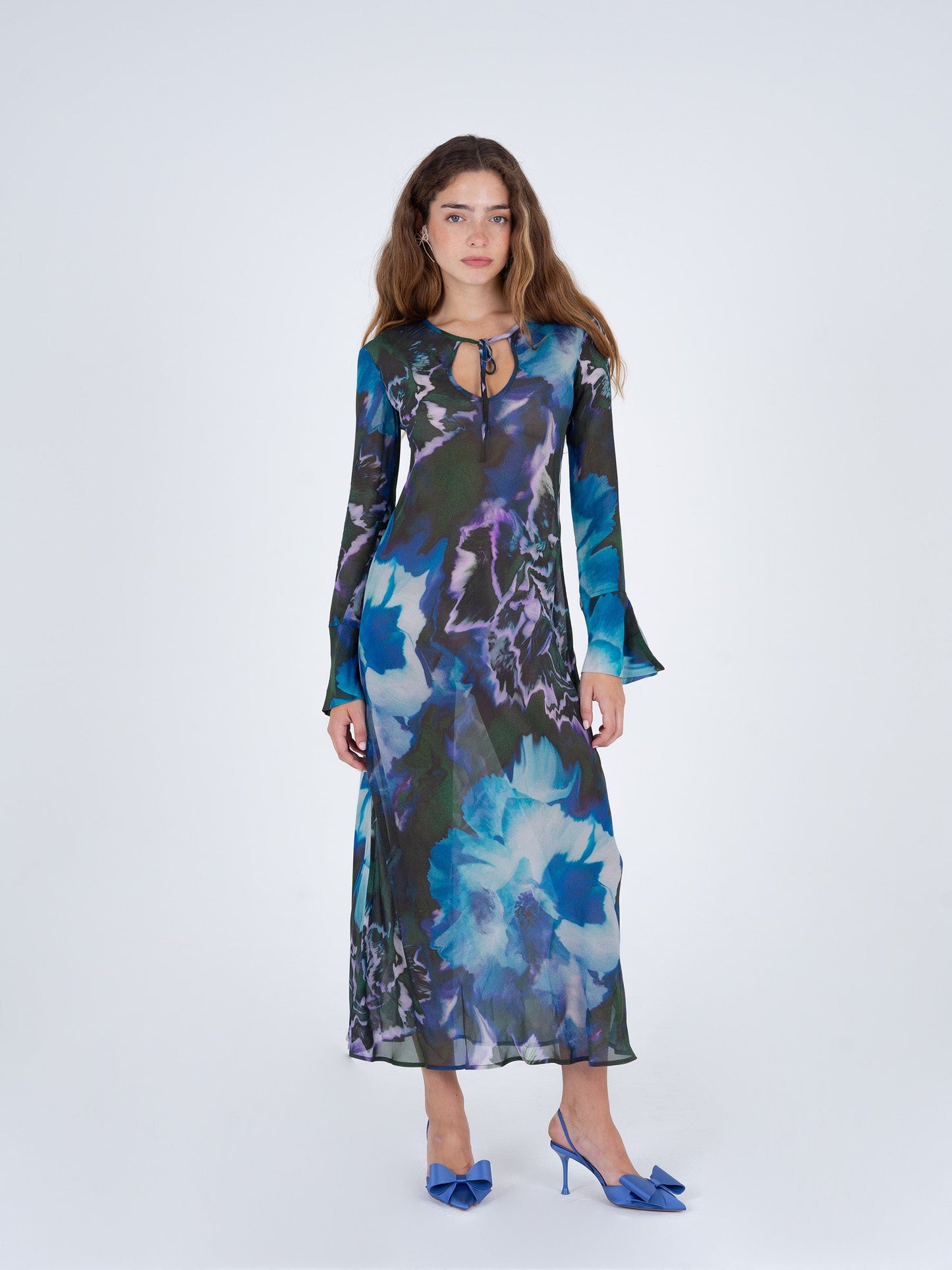 Blue urania dress