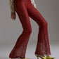 Sequined Net Trousers