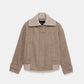 Grace Knit Collar Short Coat