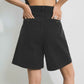 Dark Grey Denim Bermuda Shorts