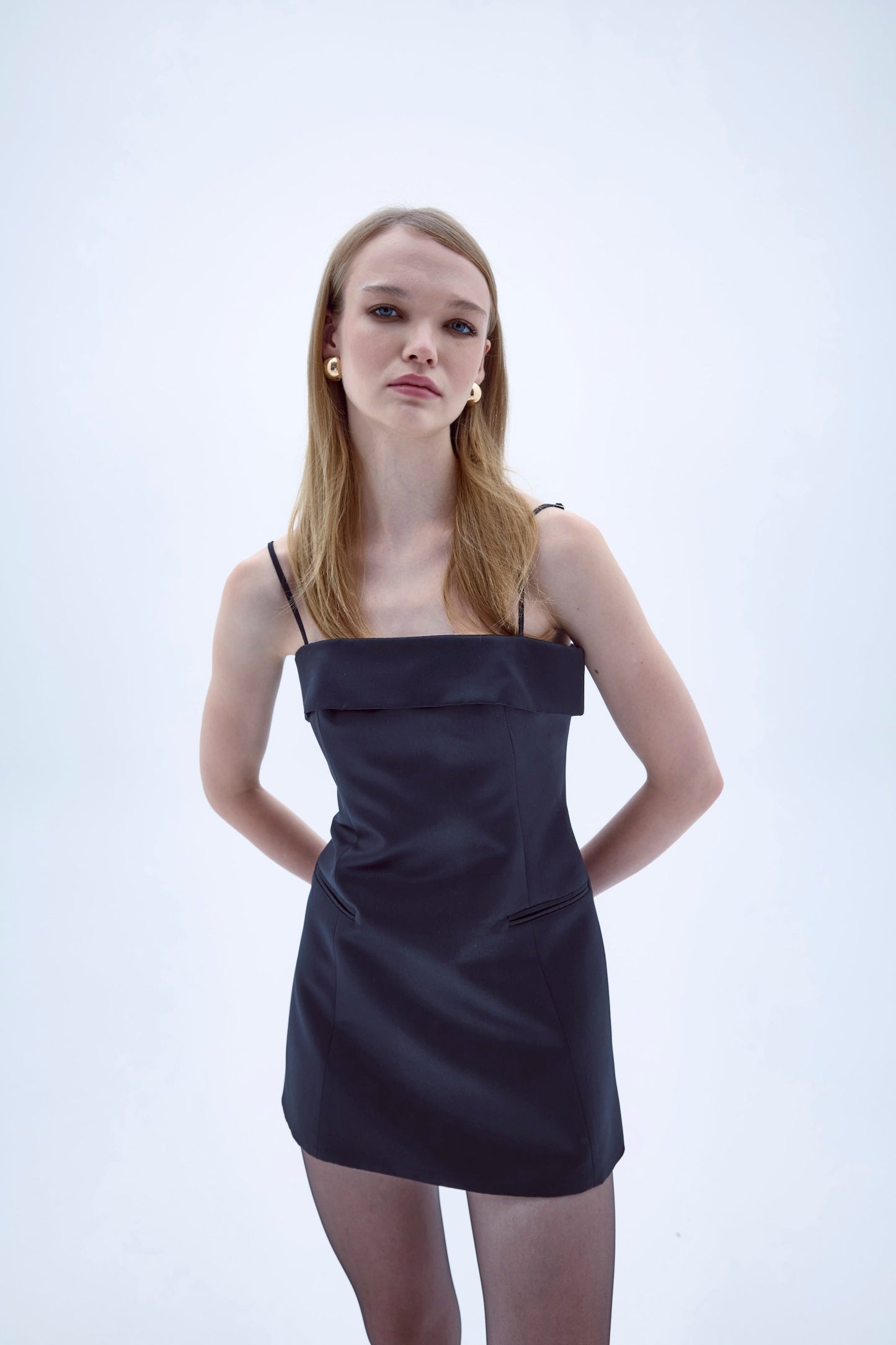 Gaia Mini Dress In Black