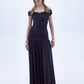 Purley Jersey Long Dress In Black