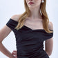 Purley Jersey Long Dress In Black