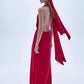 Ines Dress In Fiery Red