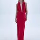 Ines Dress In Fiery Red