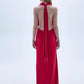 Ines Dress In Fiery Red