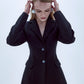 Marylebone Fitted Jacket in Black