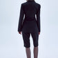 Arced Capri Trousers
