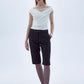 Arced Capri Trousers