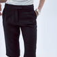Arced Capri Trousers