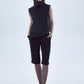Arced Capri Trousers