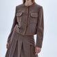 Irma Wool Jacket in Mocha