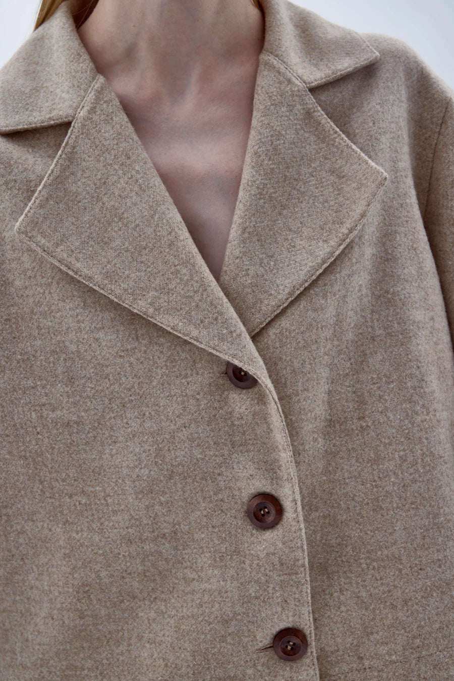 Kai Wool Jacket in Beige