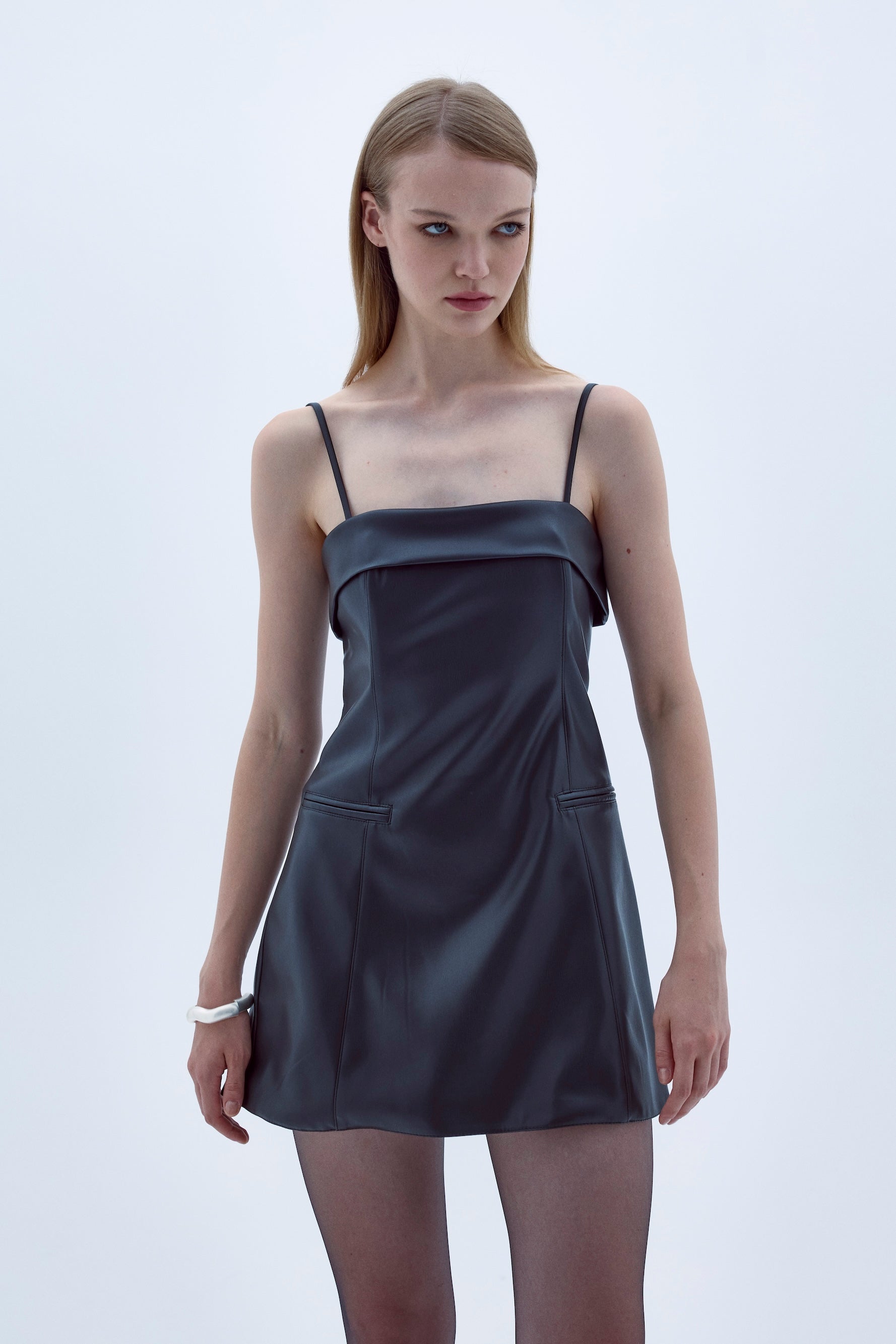 nazli ceren gaia mini dress Gaia Mini Dress in Vanilla Ice LabelRow