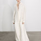 Mui Wide Leg Linen Trousers in White