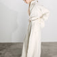 Mui Wide Leg Linen Trousers in White