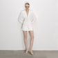 Marde A-Line Skirt in Blanche