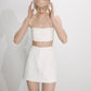 Marde A-Line Skirt in Blanche