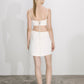 Marde A-Line Skirt in Blanche