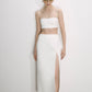 Lea Maxi Skirt in Blanche